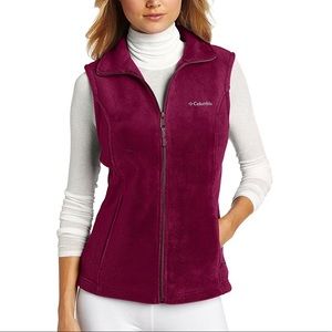 NEW Columbia Raspberry Benton Springs Vest